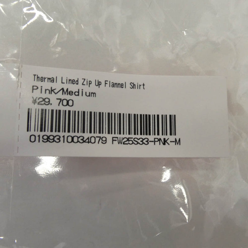 Supreme シュプリーム 25AW Thermal Lined Zip Up Flannel Shirt  