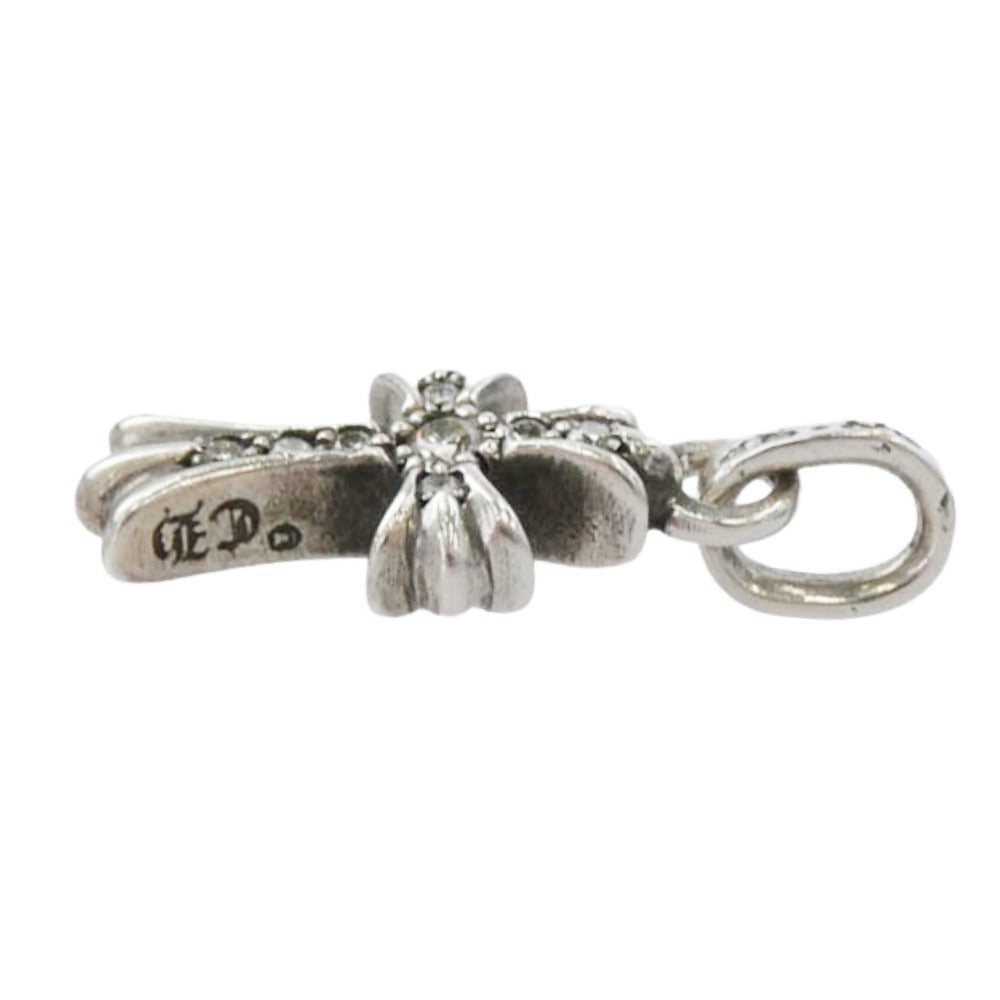 CHROME HEARTS クロムハーツ（原本無） CRS BBYFAT P DMND ベイビーファットクロス パヴェダイヤ ペンダントトップ シルバー系【中古】
