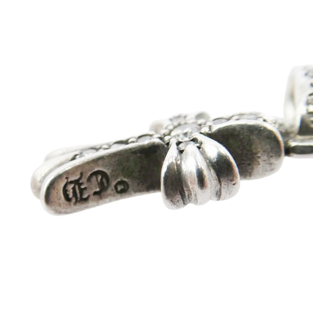 CHROME HEARTS クロムハーツ（原本無） CRS BBYFAT P DMND ベイビーファットクロス パヴェダイヤ ペンダントトップ シルバー系【中古】