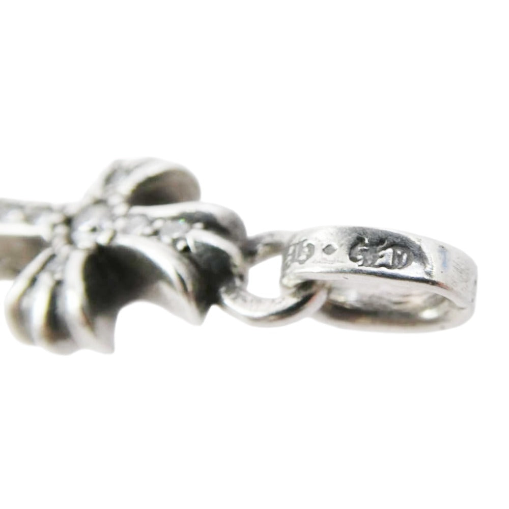 CHROME HEARTS クロムハーツ（原本無） CRS BBYFAT P DMND ベイビーファットクロス パヴェダイヤ ペンダントトップ シルバー系【中古】