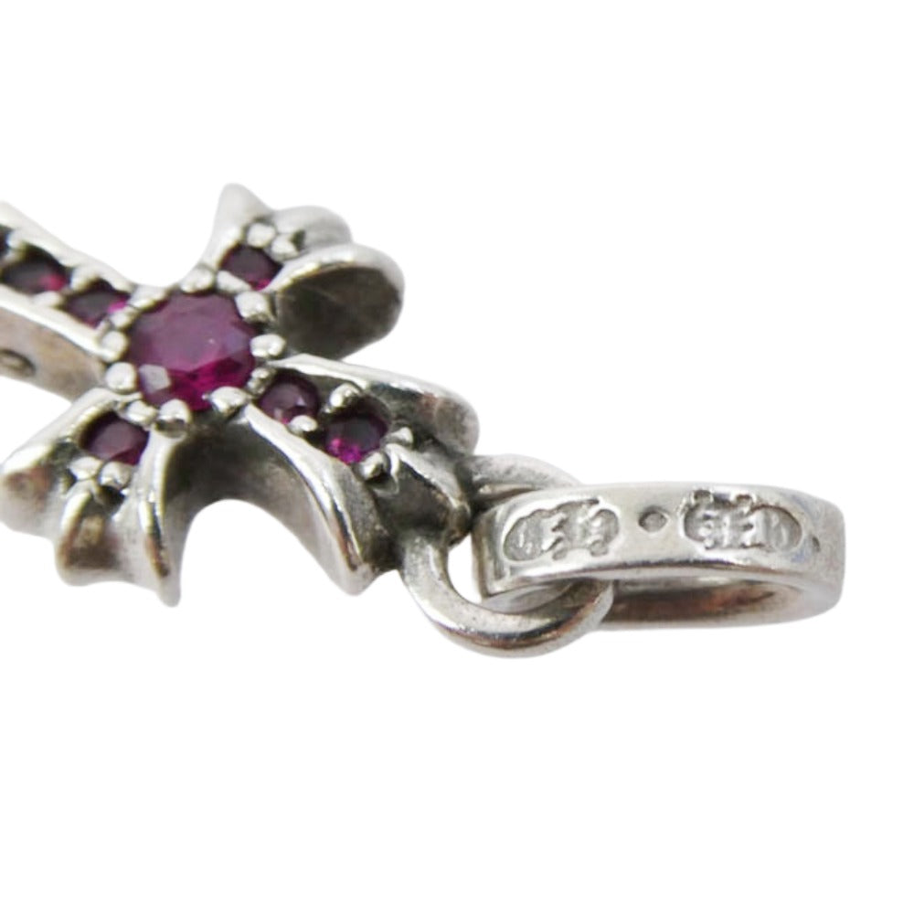 CHROME HEARTS クロムハーツ（原本無） CRS BBYFAT P P/SAP ベイビーファット パヴェピンクサファイア ペンダントトップ シルバー系【中古】