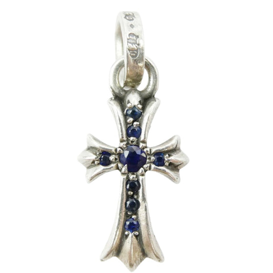 CHROME HEARTS クロムハーツ（原本無） CRS BBYFAT P SAP ベイビーファット パヴェサファイア ペンダントトップ シルバー系【中古】