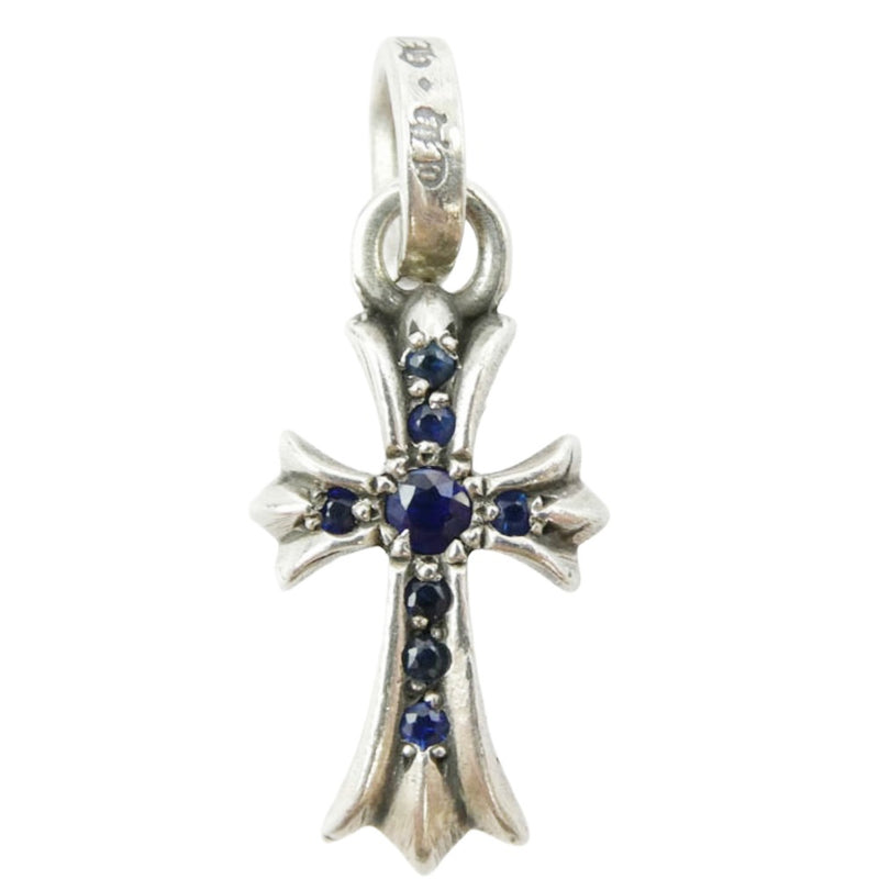 CHROME HEARTS クロムハーツ（原本無） CRS BBYFAT P SAP ベイビーファット パヴェサファイア ペンダントトップ シルバー系【中古】