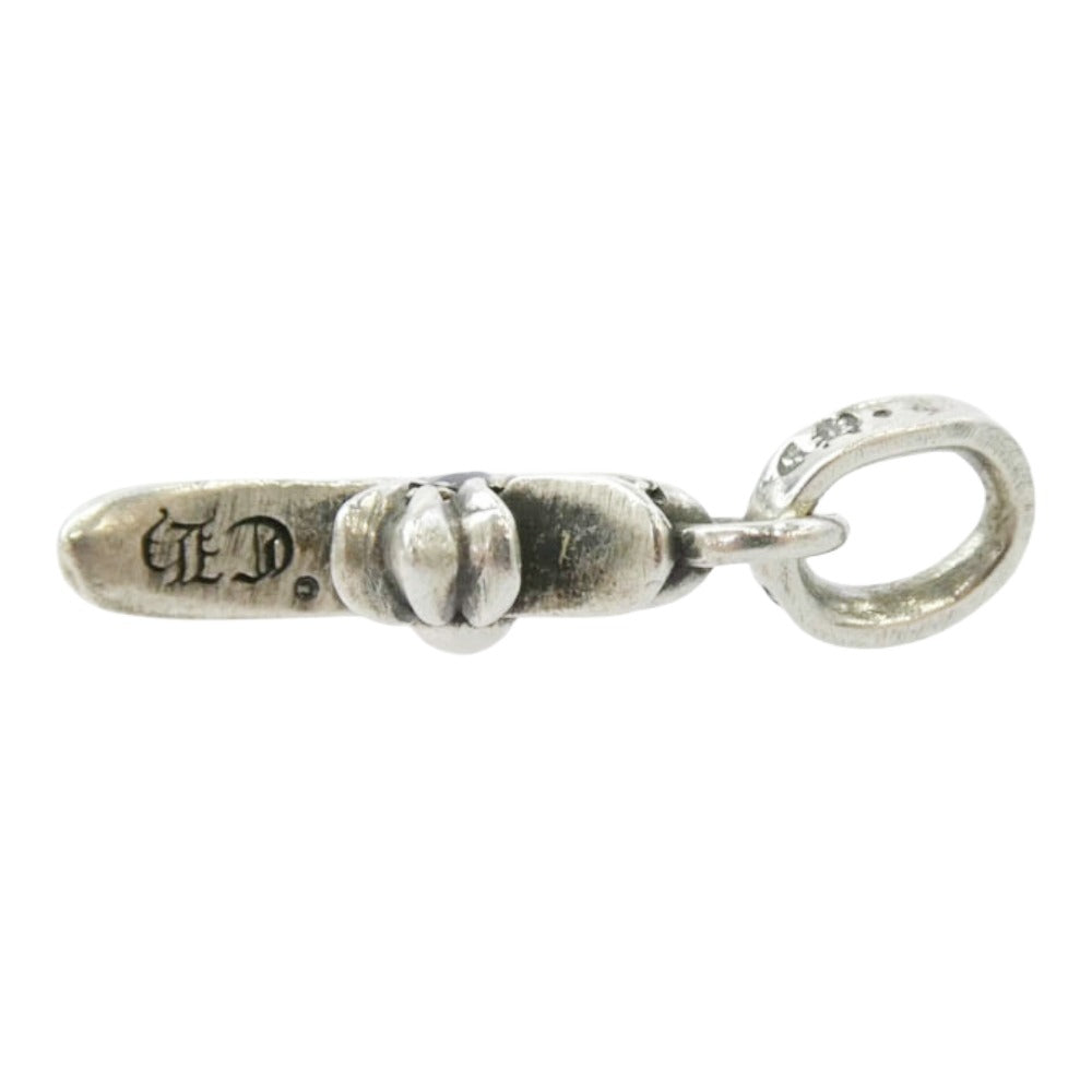 CHROME HEARTS クロムハーツ（原本無） CRS BBYFAT P SAP ベイビーファット パヴェサファイア ペンダントトップ シルバー系【中古】