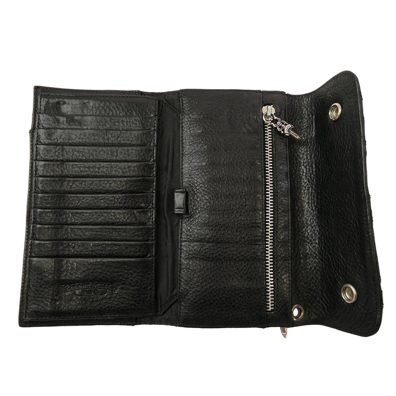 Chrome Hearts WAVE ウォレット クロスパッチ　インボイス原本付 CHROME HEARTS クロムハーツ（原本無） WAVE CROSS PATCH ウェーブ