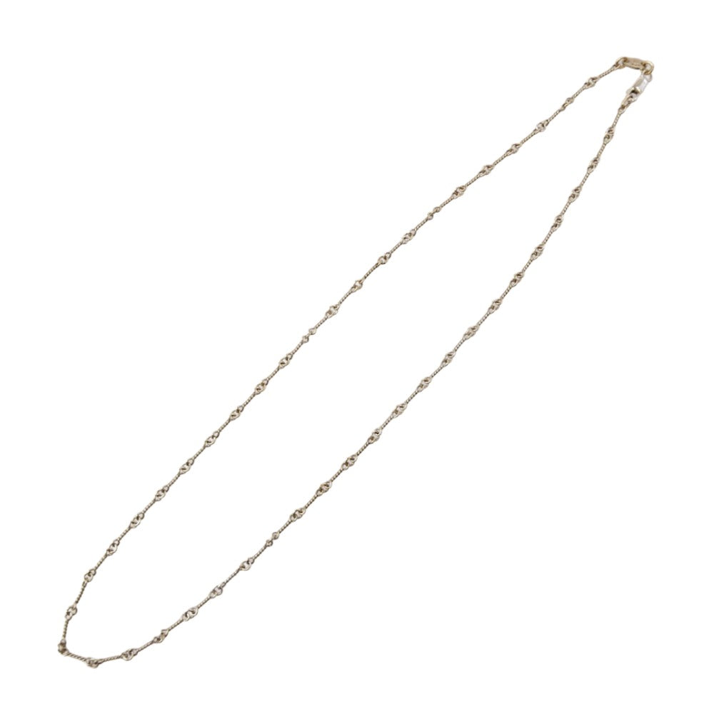 CHROME HEARTS クロムハーツ（原本無） 18KWG NECKCHAIN T18 ツイストチェーン 18inch 18インチ シルバー系【中古】