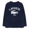 LACOSTE ラコステ PARIS ロゴ ヘビー オンス 長袖 Tシャツ ネイビー ネイビー系 M【中古】