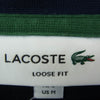 LACOSTE ラコステ PARIS ロゴ ヘビー オンス 長袖 Tシャツ ネイビー ネイビー系 M【中古】