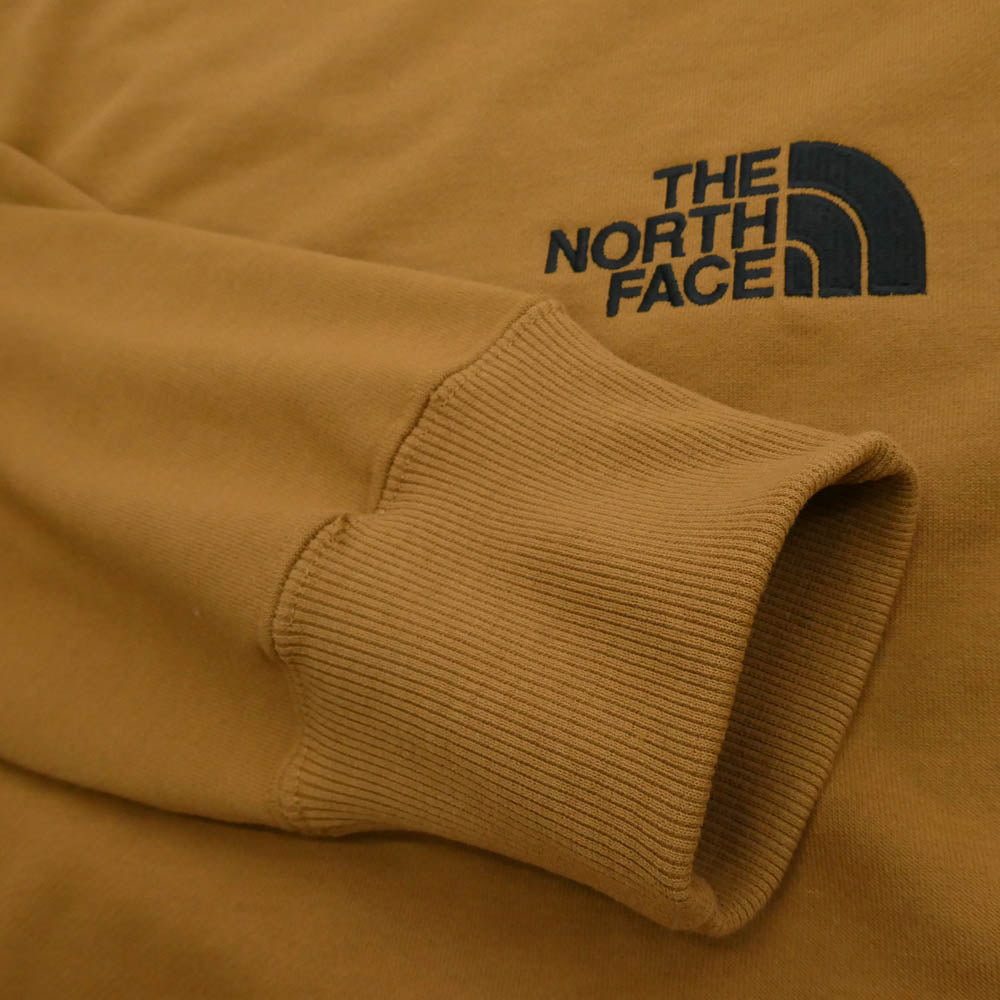 THE NORTH FACE ノースフェイス NT62131X ロゴ クルーネック スウェット ブラウン系 XL【中古】