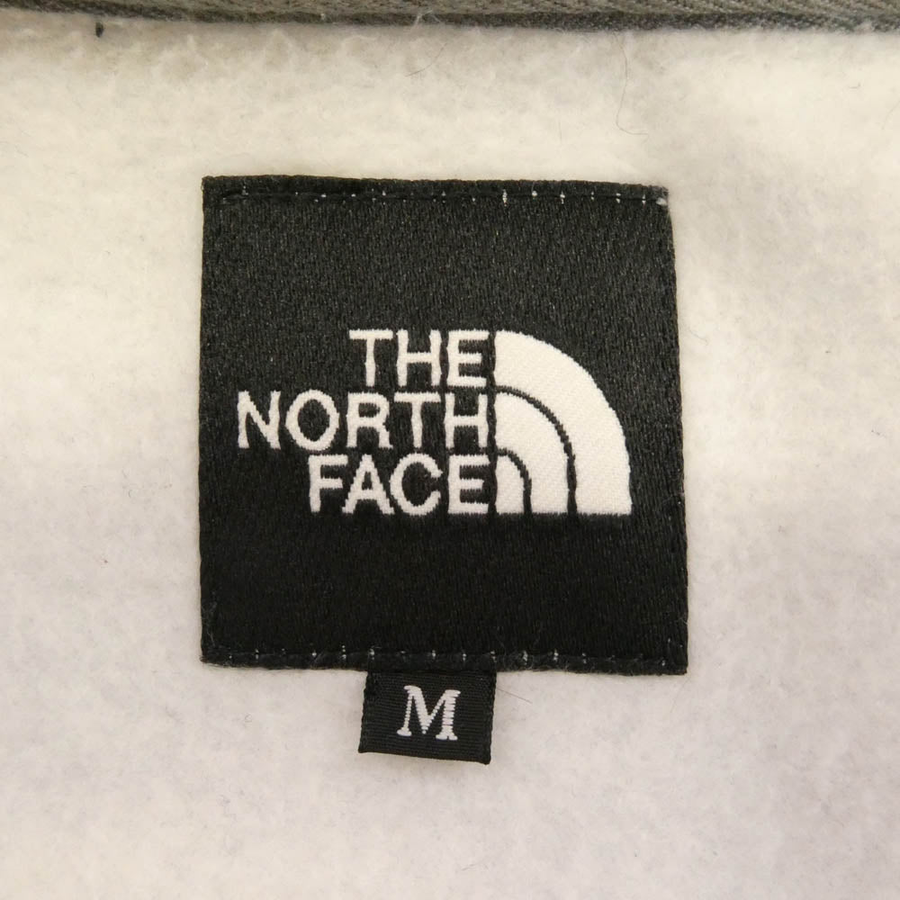THE NORTH FACE ノースフェイス NT61836 Square Logo FullZip スクエア ロゴ フルジップ パーカー グレー系 M【中古】