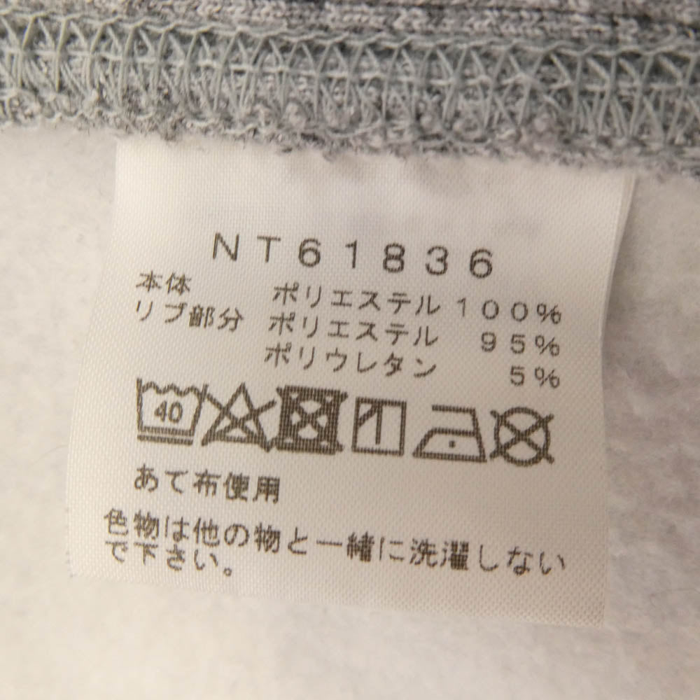 THE NORTH FACE ノースフェイス NT61836 Square Logo FullZip スクエア ロゴ フルジップ パーカー グレー系 M【中古】