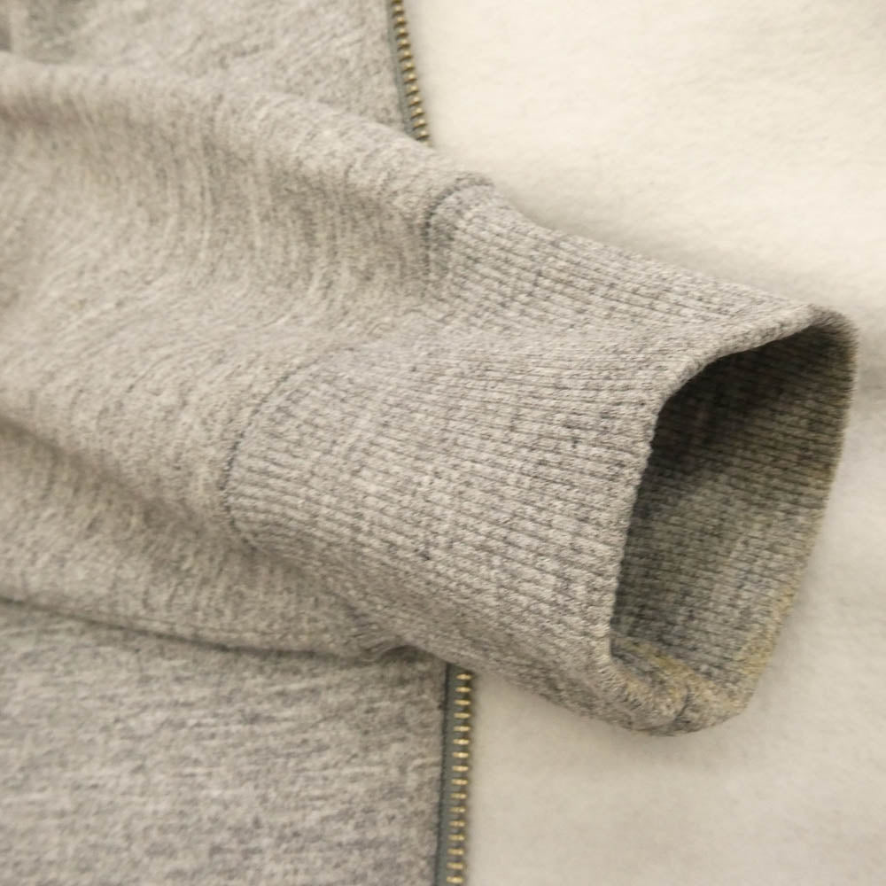 THE NORTH FACE ノースフェイス NT61836 Square Logo FullZip スクエア ロゴ フルジップ パーカー グレー系 M【中古】