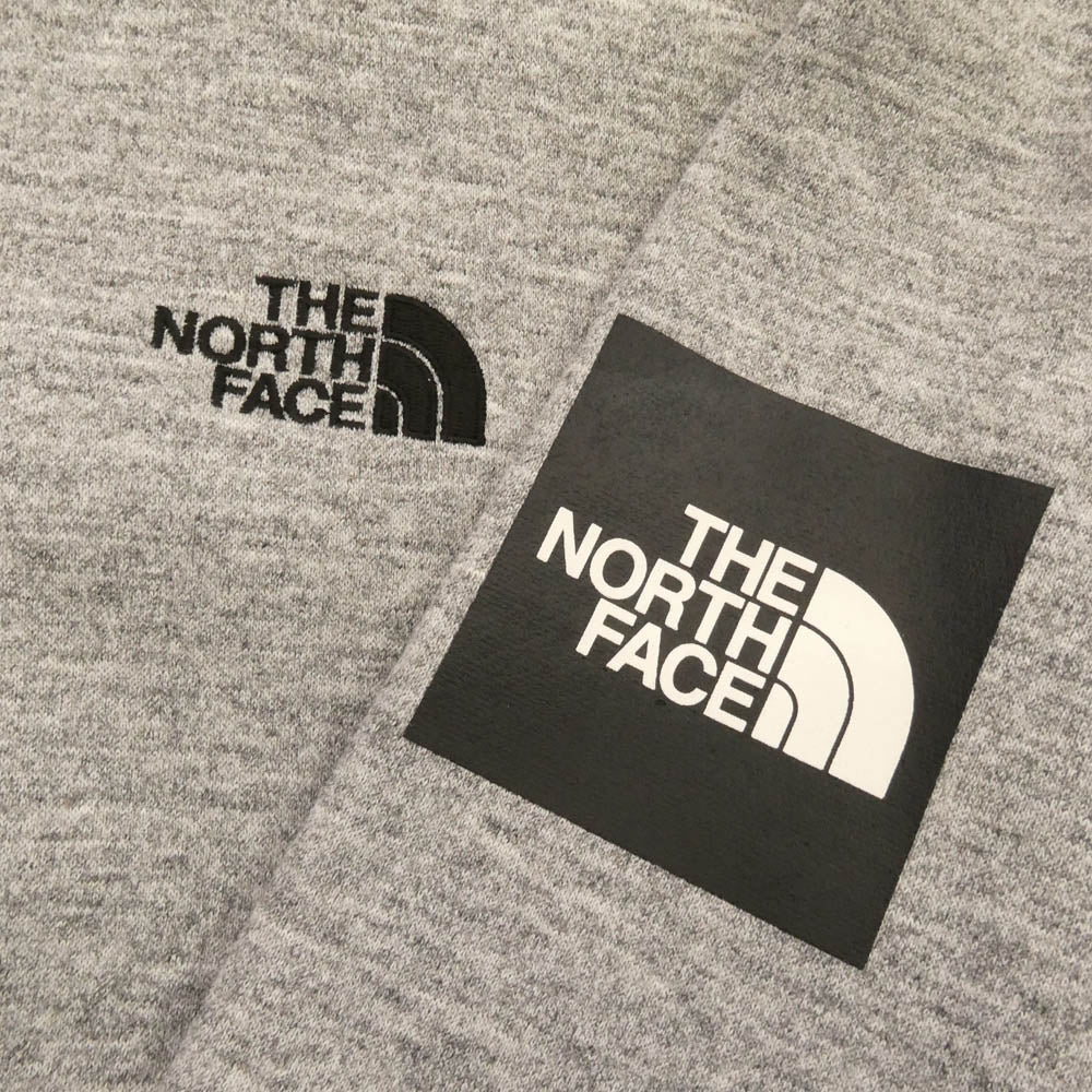 THE NORTH FACE ノースフェイス NT61836 Square Logo FullZip スクエア ロゴ フルジップ パーカー グレー系 M【中古】
