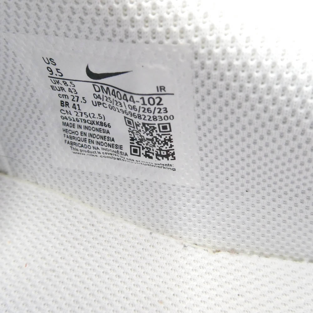 NIKE ナイキ DN4044-102 CORTEZ WHITE コルテッツ ローカット スニーカー ホワイト系 27.5cm【中古】