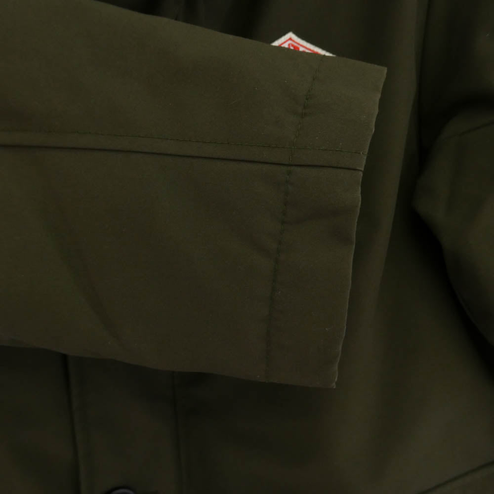 Danton ダントン JD-8535 DOWN PARKA JACKET ファー付き ダウン コート ジャケット モスグリーン系 38【中古】