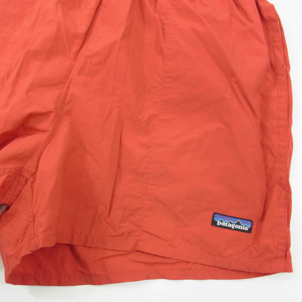 patagonia パタゴニア USA製 90s スイム ショーツ レッド系 L【中古】
