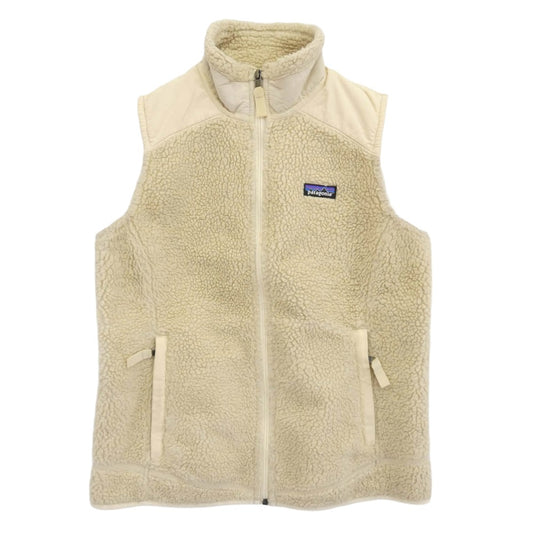 patagonia パタゴニア 14AW 23081 14年製 Retro-X Vest レディース レトロ エックス ベスト オフホワイト系 M【中古】