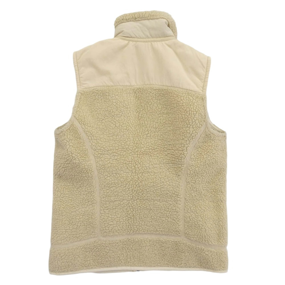 patagonia パタゴニア 14AW 23081 14年製 Retro-X Vest レディース レトロ エックス ベスト オフホワイト系 M【中古】