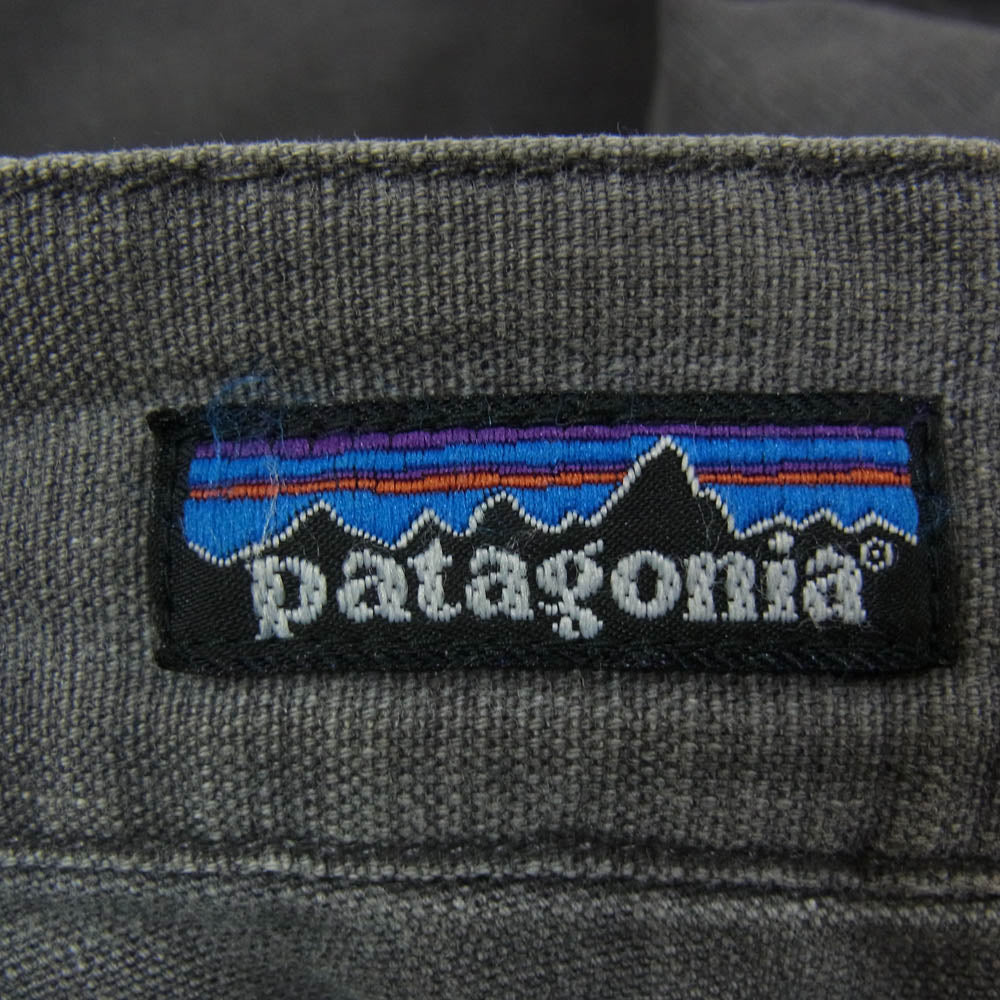 patagonia パタゴニア S6 55132 オーガニック コットン スタンドアップ パンツ ダブルニー グレー系 34【中古】