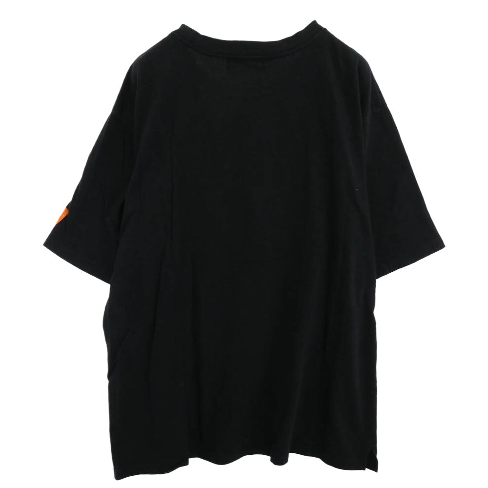 ブラックウィドー 22AW-TS04 クルーネック コットン 半袖Tシャツ ブラック系 L【中古】
