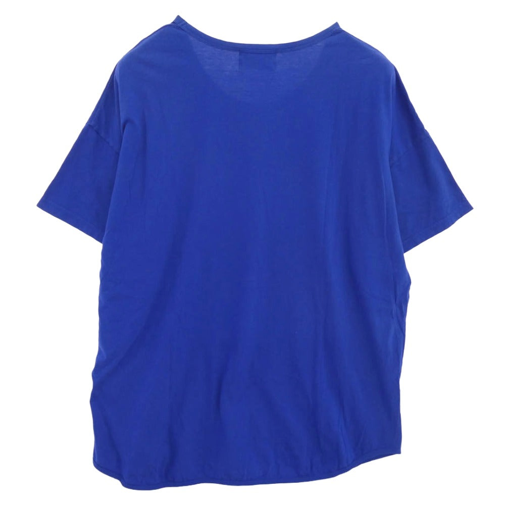 ブラックウィドー 18SS-TS01 クルーネック コットン 半袖Tシャツ ブルー系 L【中古】