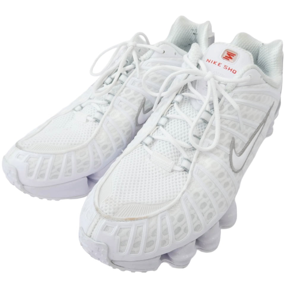 NIKE ナイキ AR3566-100 W SHOX TL ウィメンズ ショックス ローカット シューズ ホワイト系 28.5cm【中古】