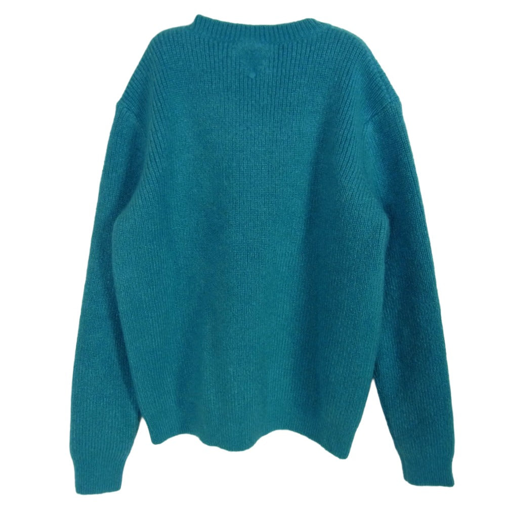 BOTTEGAVENETA ボッテガヴェネタ 680181 V1D90 Knitted Sweater モヘア ニットセーター 青緑系 XL【極上美品】【中古】