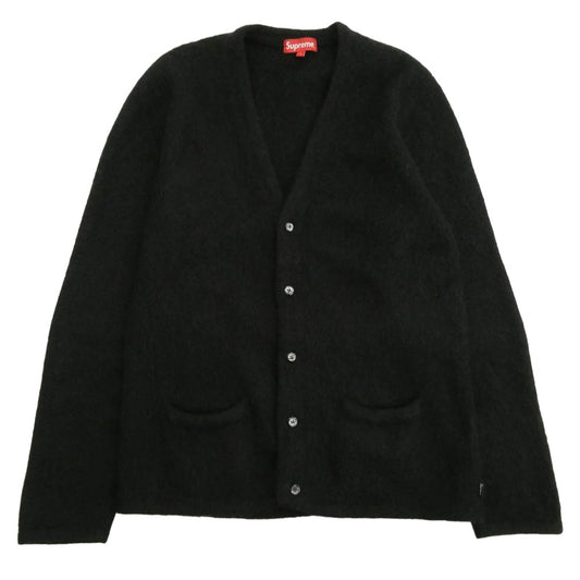Supreme シュプリーム 20AW brushed mohair cardigan ブラッシュド モヘア カーディガン ブラック系 L【中古】