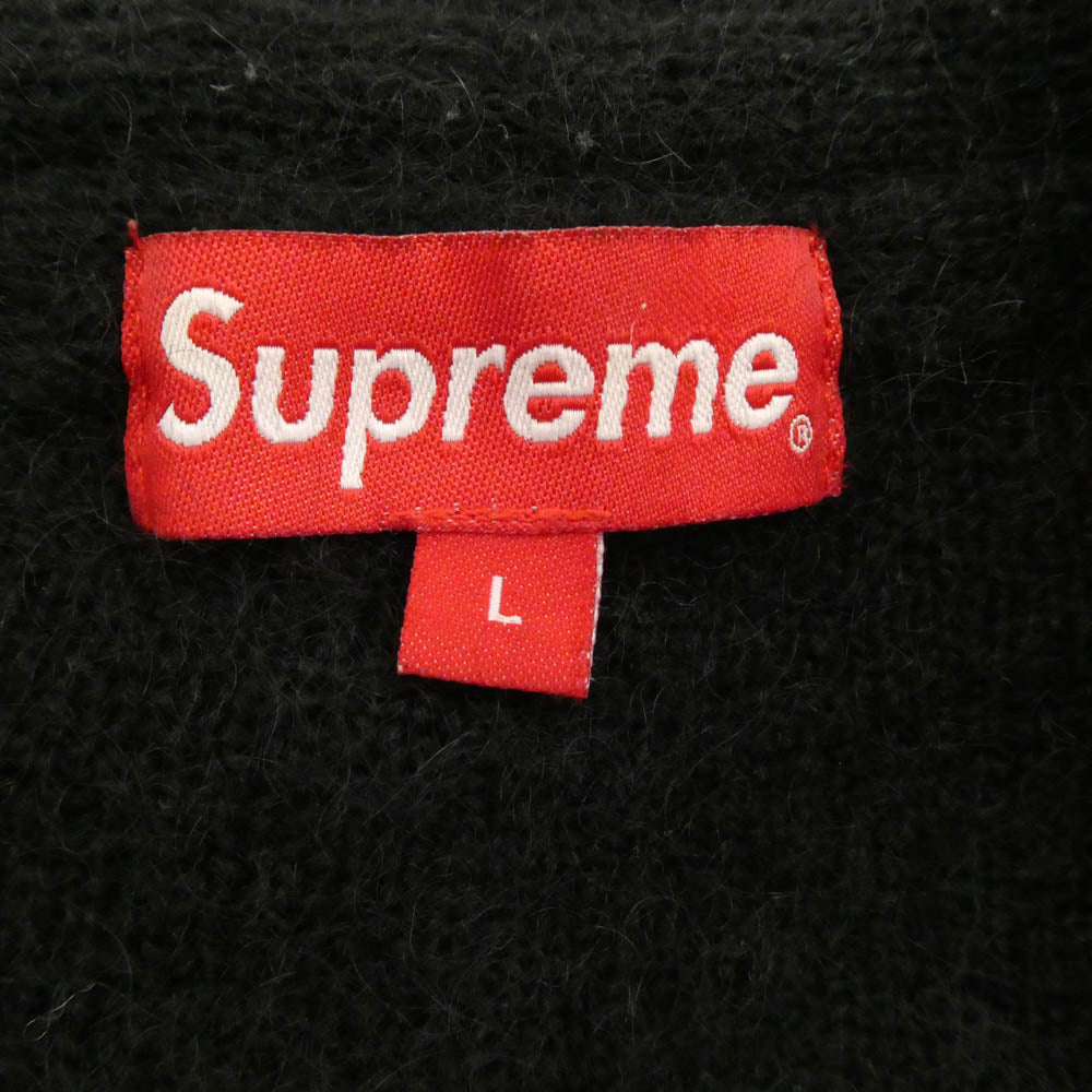 Supreme シュプリーム 20AW brushed mohair cardigan ブラッシュド モヘア カーディガン ブラック系 L【中古】