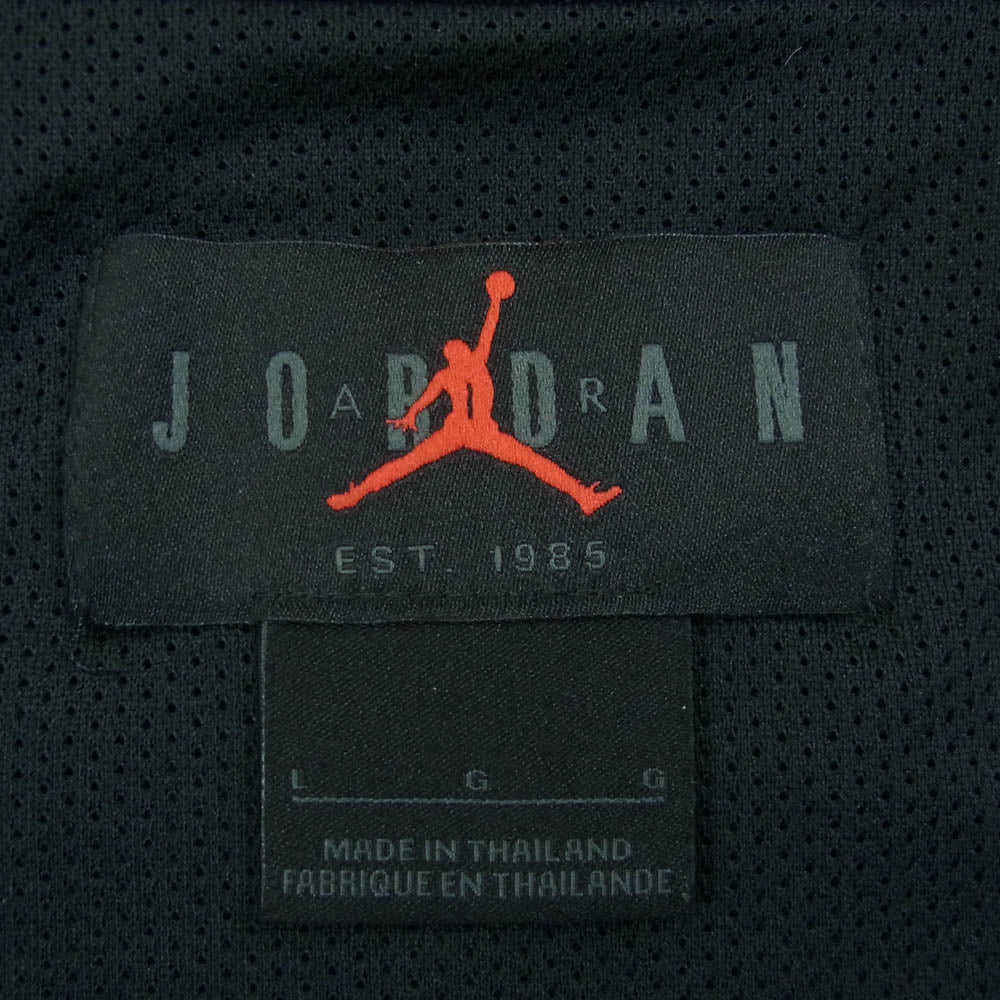NIKE ナイキ DA9833-010 Jordan ジョーダン ウインドブレーカー ジップアップ ナイロン ジャケット ブラック系 レッド系 L【中古】