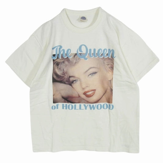 TOY'S McCOY トイズマッコイ TMC2414 MARILYN MONROE TEE THE QUEEN OF HOLLYWOOD マリリンモンロー プリント Tシャツ 半袖カットソー オフホワイト系 M【中古】