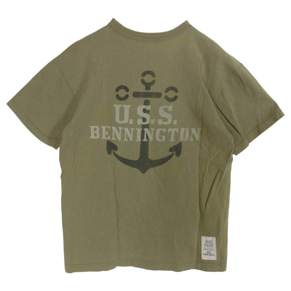 TOY'S McCOY トイズマッコイ TMC2210 MARILYN MONROE Sweetheart マリリンモンロー プリント Tシャツ 半袖カットソー カーキ系 M【中古】