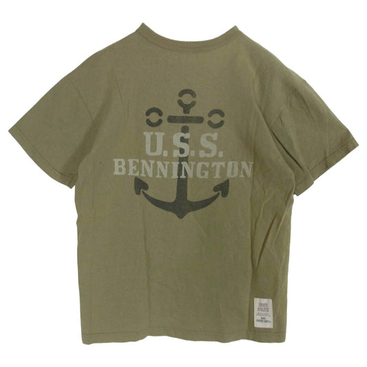 TOY'S McCOY トイズマッコイ TMC2210 MARILYN MONROE Sweetheart マリリンモンロー プリント Tシャツ 半袖カットソー カーキ系 M【中古】