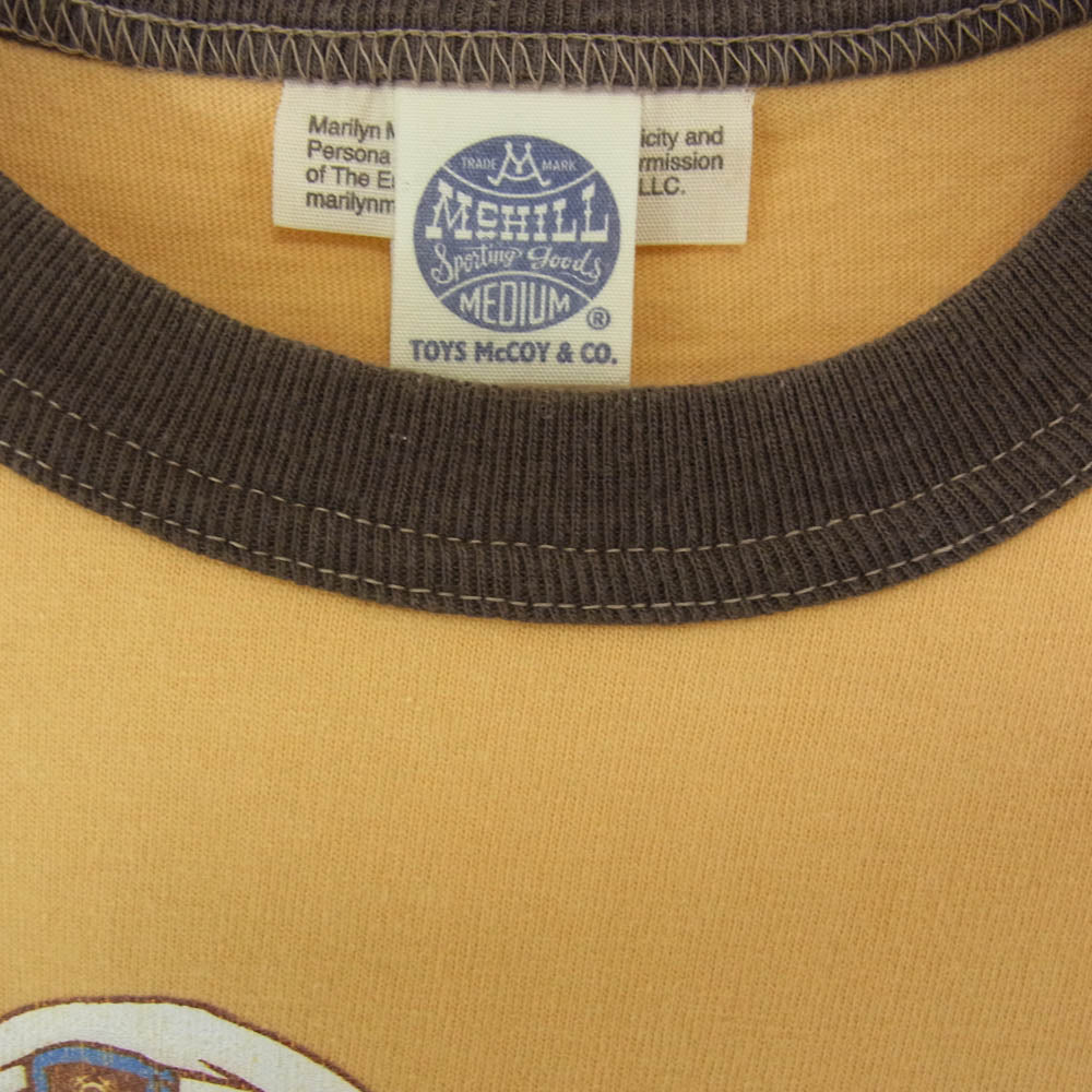 TOY'S McCOY トイズマッコイ TMC2027 MARILYN MONROE TEE MISS TORPEDO マリリンモンロー プリント Tシャツ 半袖カットソー【中古】