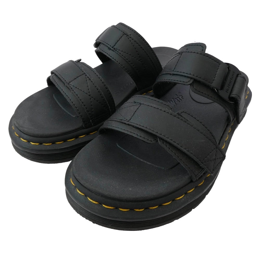 Dr.Martens ドクターマーチン 25766001 Chilton チルトン レザー サンダル ブラック系 UK6【中古】