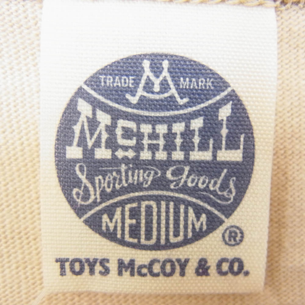 TOY'S McCOY トイズマッコイ TMC2453 MARILYN MONROE OH・MARILYN マリリンモンロー プリント 長袖カットソー アイボリー ベージュ系 M【中古】