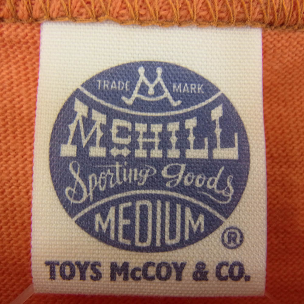 TOY'S McCOY トイズマッコイ TMC2453 MARILYN MONROE OH・MARILYN マリリンモンロー プリント 長袖カットソー オレンジ オレンジ系 M【中古】