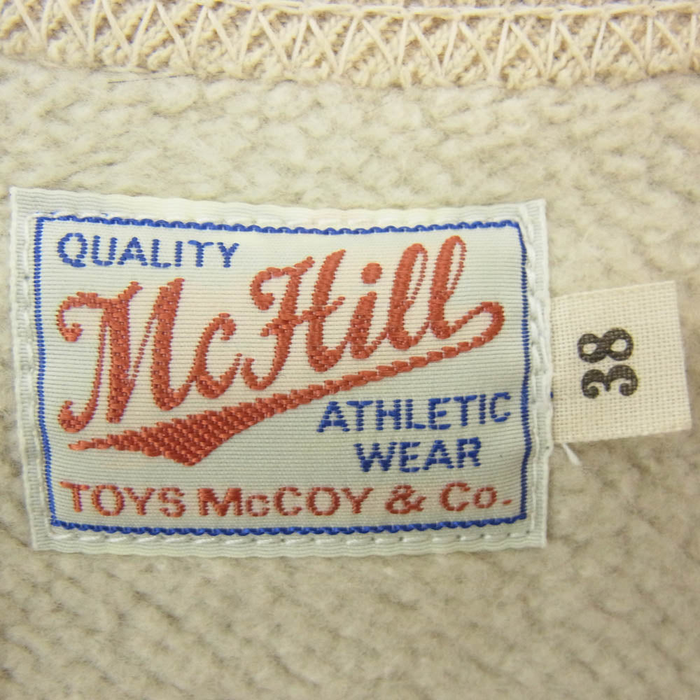 TOY'S McCOY トイズマッコイ TMC2267 THE BLONDE GRACE'S DINER マリリン・モンロー プリント スウェット トレーナー ベージュ ベージュ系 38【中古】