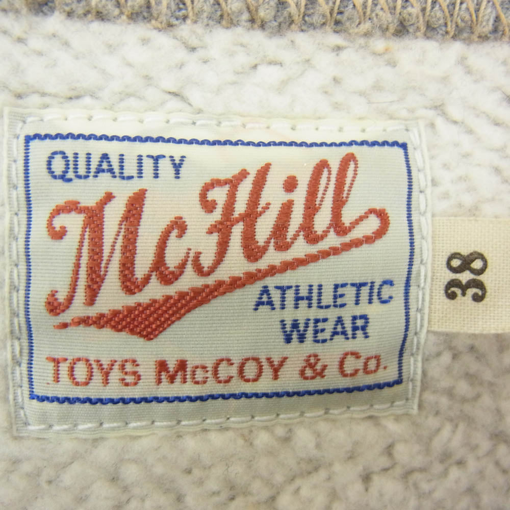 TOY'S McCOY トイズマッコイ TMC1952 FLAT SEAMER SWEAT SHIRT MARILYN MONROE WILD HORSES マリリン・モンロー プリント スウェット トレーナー グレー グレー系 38【中古】