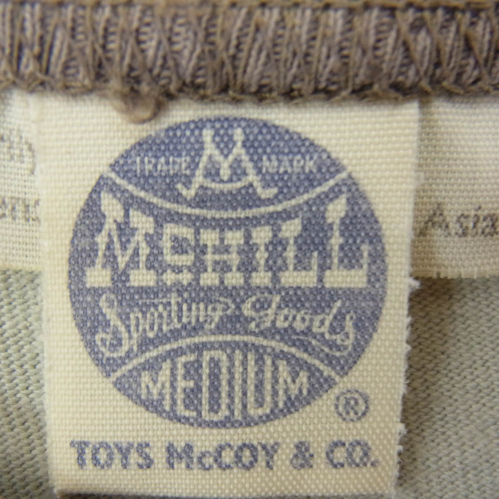 TOY'S McCOY トイズマッコイ TMC1851 MARILYN MONROE USO Tour マリリンモンロー プリント 長袖カットソー ブルー ライトグリーン系 M【中古】