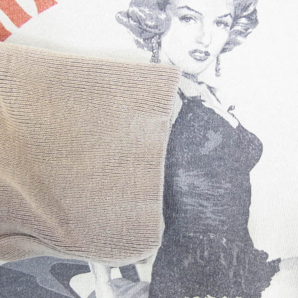 TOY'S McCOY トイズマッコイ TMC1851 MARILYN MONROE USO Tour マリリンモンロー プリント 長袖カットソー ブルー ライトグリーン系 M【中古】