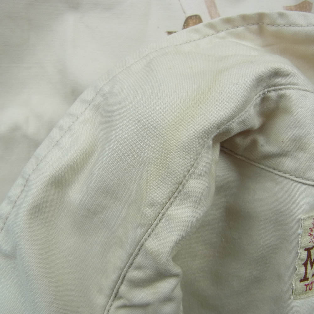 TOY'S McCOY トイズマッコイ TMS1907 SATIN WESTERN SHIRTMARILYN MONROE WILD HORSES マリリン・モンロー プリント ウエスタンシャツ ベージュ系 15【中古】