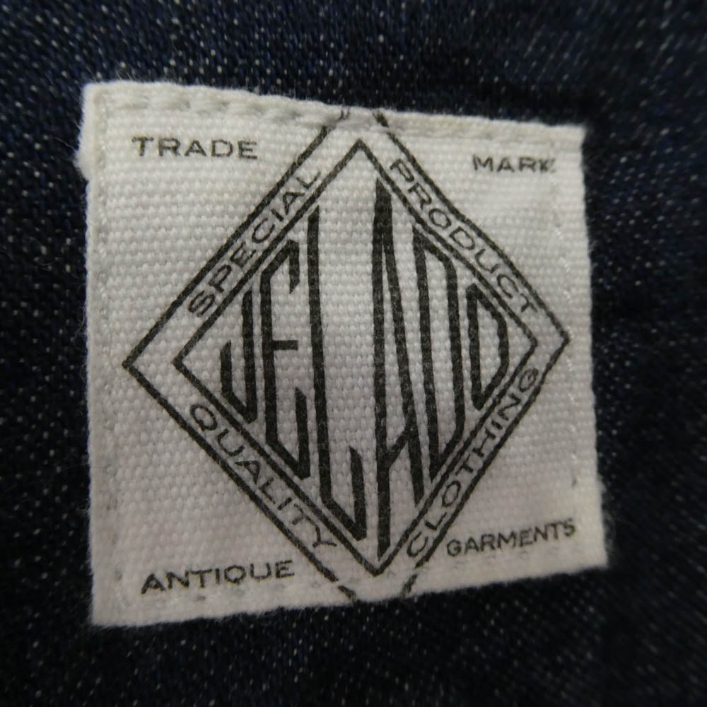 JELADO ジェラード デニム オーバーオール インディゴブルー系 M【中古】