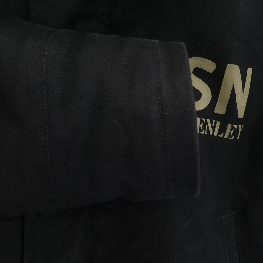 TOY'S McCOY トイズマッコイ TMJ1823 N-1 DECK JKT U.S.S. HENLEY MARILYN MONROE MISS TORPEDO マリリン・モンロー ジップアップ デッキジャケット ブラック系 36【中古】