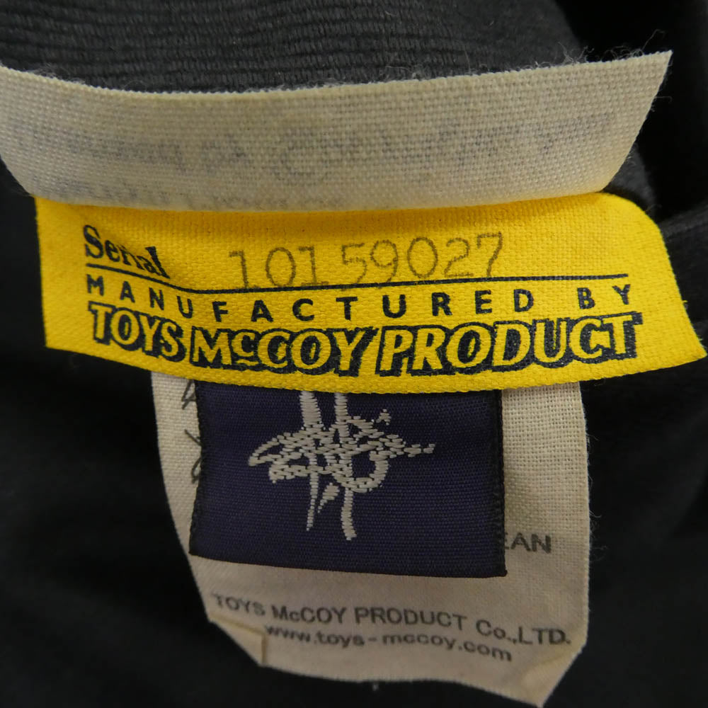 TOY'S McCOY トイズマッコイ TMJ1823 N-1 DECK JKT U.S.S. HENLEY MARILYN MONROE MISS TORPEDO マリリン・モンロー ジップアップ デッキジャケット ブラック系 36【中古】