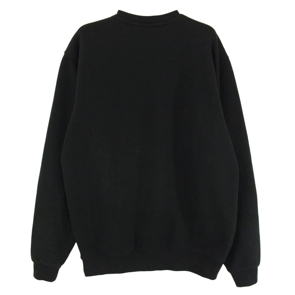 Carhartt カーハート K124 MIDWEIGHT CREWNECK SWEATSHIRT クルー スウェット ブラック系 S【中古】