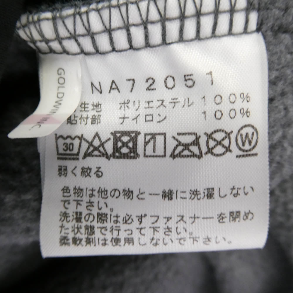 THE NORTH FACE ノースフェイス NA72051 Denali Jacket デナリジャケット フリースジャケット グレー系 M【中古】