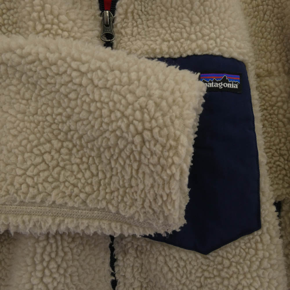 patagonia パタゴニア 18AW STY65625FA18 RETRO-X キッズ レトロX フリース ジャケット ライトベージュ系 XL【中古】