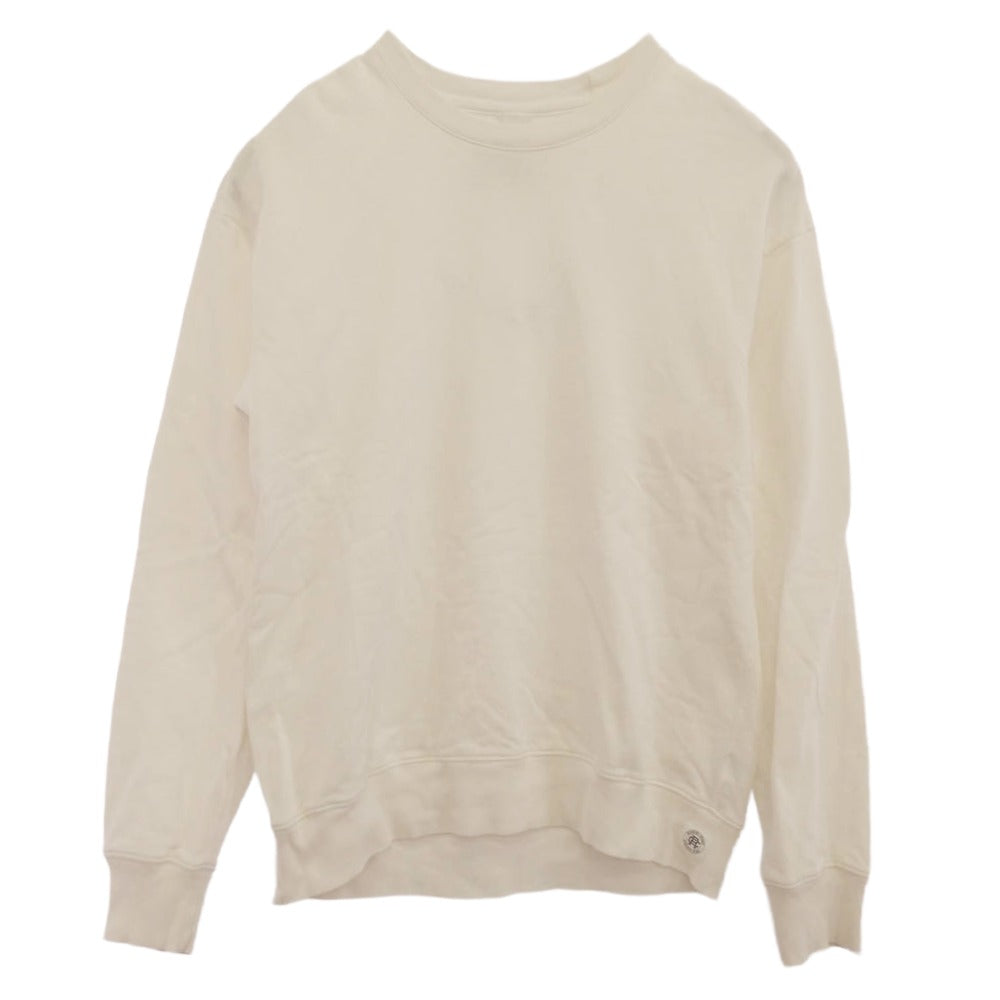 REIGNING CHAMP レイニングチャンプ クルーネック 長袖 Tシャツ スウェット ホワイト系 S【中古】