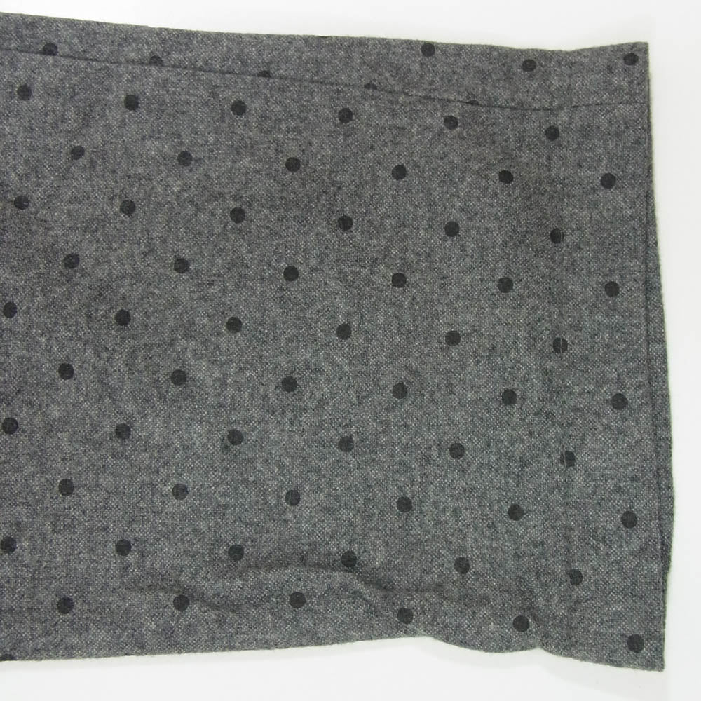 Engineered Garments エンジニアードガーメンツ シンチバック ドット柄 ストレート ウール スラックスパンツ グレー系 30【中古】